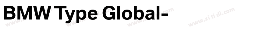 BMW Type Global字体转换